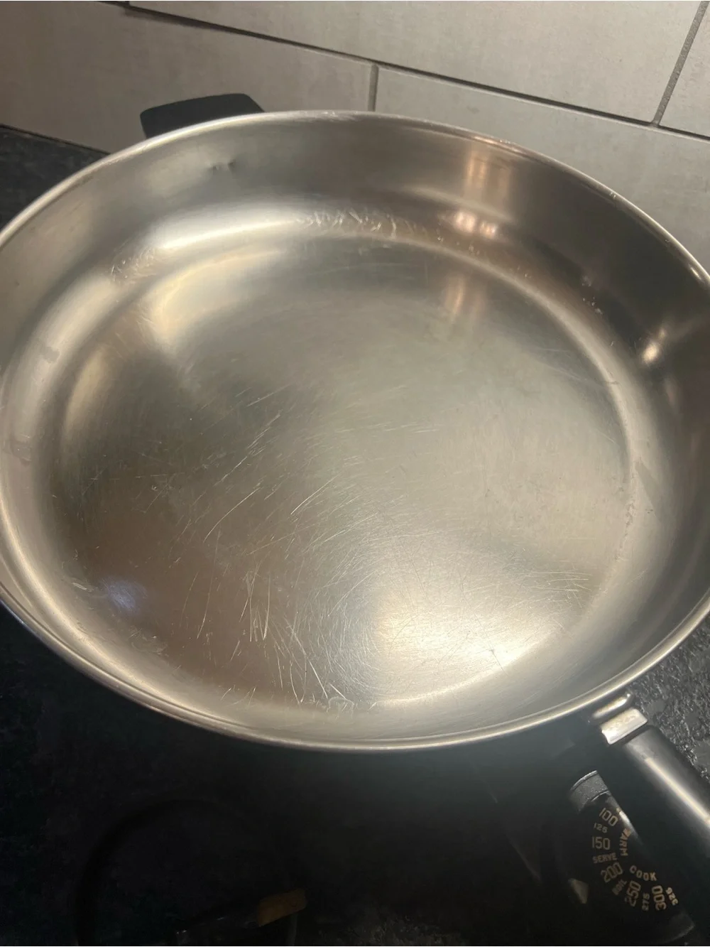Vintage Farberware 12” Stainless Steel Electric Skillet with Lid - heats great